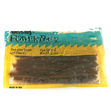 Berkley Power Worm Softbait, Red, 17.3g, Gerippter Körper, #7097