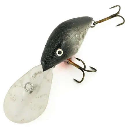 Mann's 30+ Depth Plus Wobbler, Schwarz-Silber, 14g, Tiefläufer, #7103