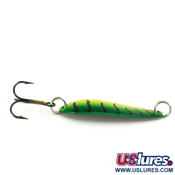 Blue Fox Strobe Tear Drop Blinker, Fire Tiger, 11g, US-Made, #7117