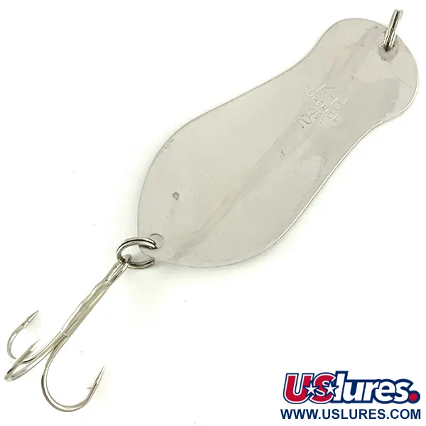 K-B Bait K-B Spoon Blinker, Nickel / Rot, 14g, Prismenstreifen, #7119