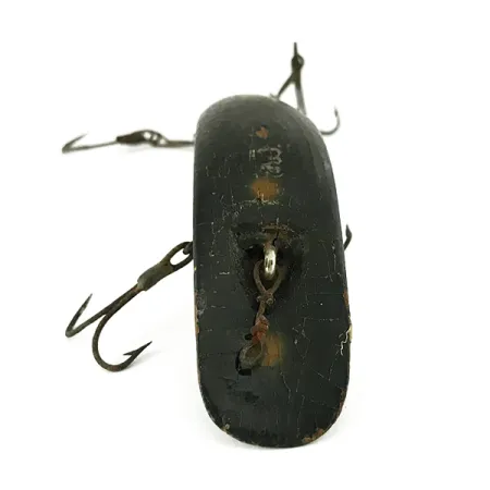 Helin FlatFish Holzköder, Schwarz-Gelb, 10g, Spreader-Bar, #7127