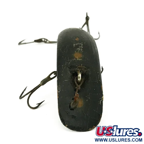 Helin FlatFish Holzköder, Schwarz-Gelb, 10g, Spreader-Bar, #7127