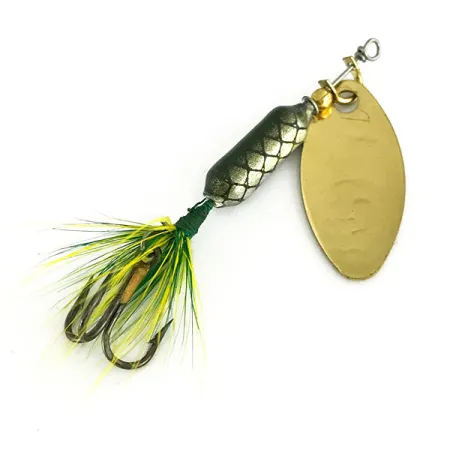 Yakima Bait Worden’s Original Rooster Tail Spinner, Gold, 2.6g, #7131