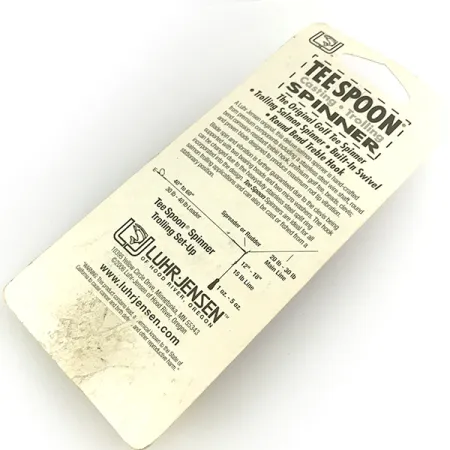 Luhr Jensen Tee Spoon 4 Blinker, Nickel, 10g, Golf-Tee-Design, #7154