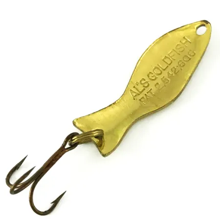 Al's gold fish Blinker, Gold, 4,5g, Fischform, #7208
