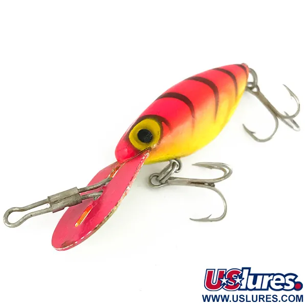 Storm Hot'N Tot Thin Fin UV Wobbler, Hot Tiger, 6.5g, Metallschaufel, #7216