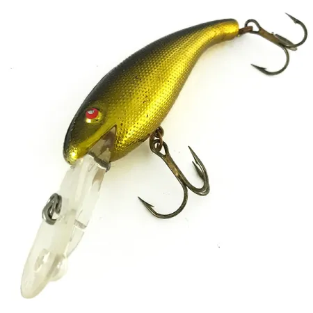 Cotton Cordell Wally Diver Tieflauf-Wobbler, Gold, 14g, Rassel, #7220