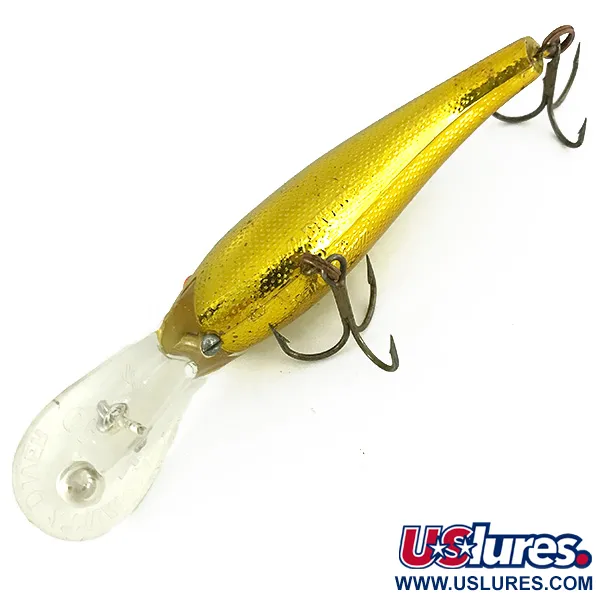 Cotton Cordell Wally Diver Tieflauf-Wobbler, Gold, 14g, Rassel, #7220