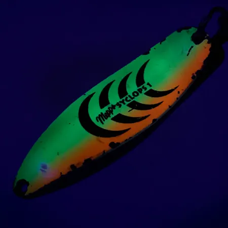 Mepps Syclops 1 UV Blinker, Fire Tiger, 12g, UV-reaktiv, #7230
