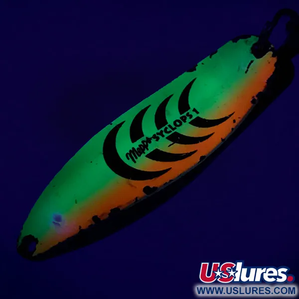 Mepps Syclops 1 UV Blinker, Fire Tiger, 12g, UV-reaktiv, #7230