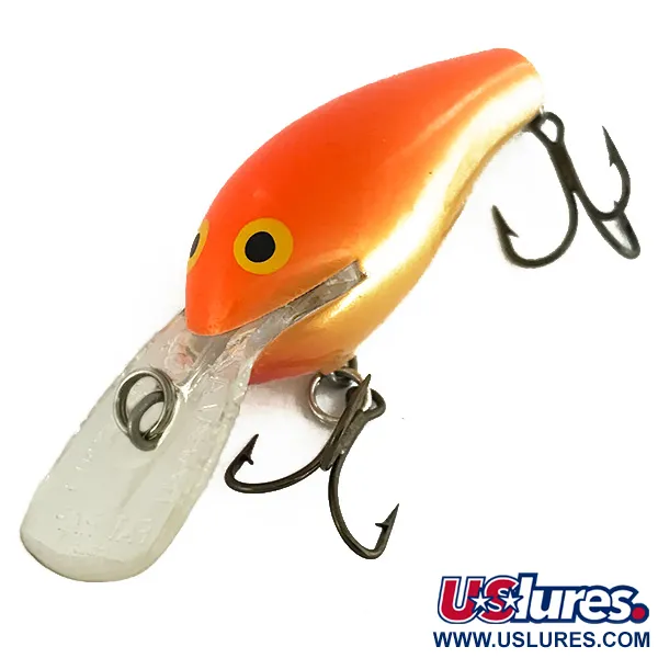 Rapala Fat Rap Wobbler, Orange, 8,8g, Tiefläufer, #7251