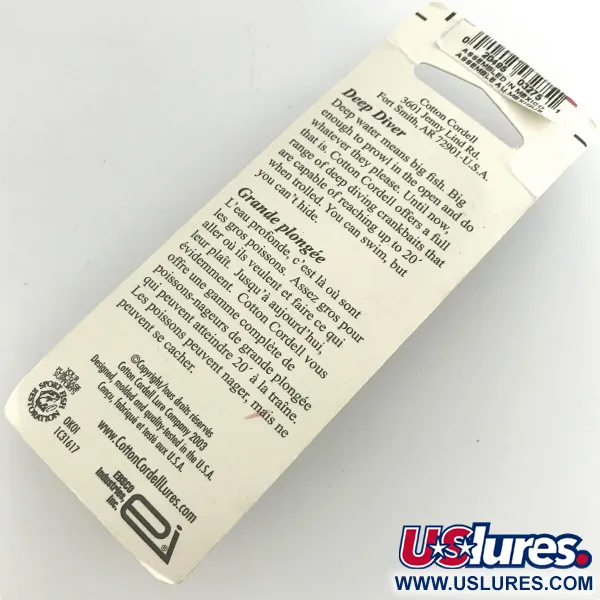 Cotton Cordell Grappler Shad Tiefläufer, Gold, 7g, Köder #7255