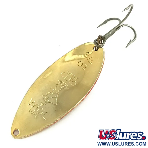 Seneca Little Cleo Blinker, Rot/Weiß/Gold, 21g, Hula Girl, #7267