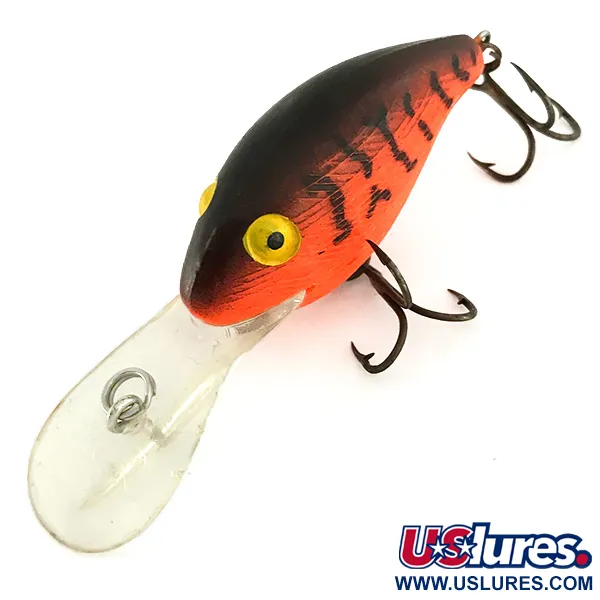 Rebel Deep Wee R Crankbait, Tiger (Red), 10.5g, Tiefläufer, #7273