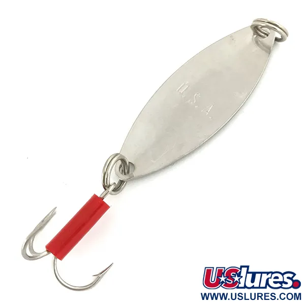 Mepps Spoon 1 Blinker, Nickel / Rot, 7g, Prismen-Muster, #7283