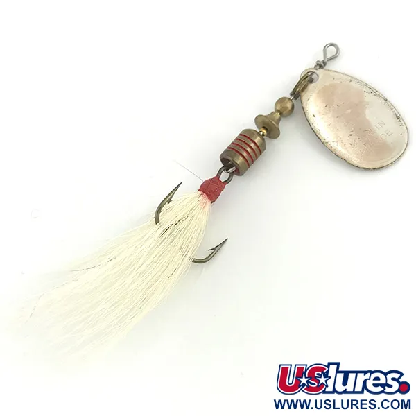 Mepps Aglia 2 dressed - bucktail Spinner, Silber/Weiß, 4.7g, #7292