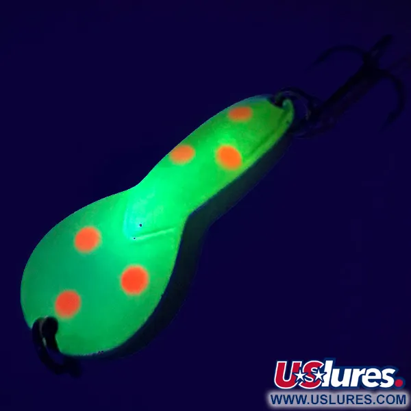 Loco 2 Glen Evans Blinker, UV-Gelb, 7g, UV-aktiv, #7300