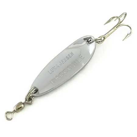 Luhr Jensen Krocodile Blinker, Nickel / Rot, 7g, Weitwurf, #7312