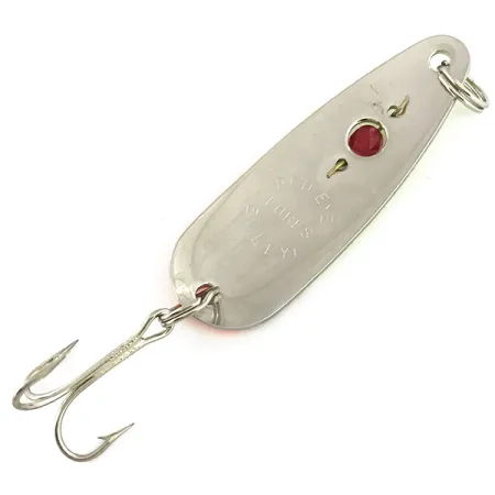 Red Eye Lures Red Eye Evil Eye Blinker, Gelb/Orange/Nickel, 14g, #7319