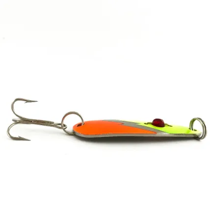 Red Eye Lures Red Eye Evil Eye Blinker, Gelb/Orange/Nickel, 14g, #7319