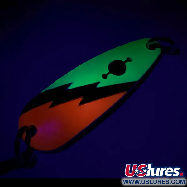 Red Eye Lures Red Eye Evil Eye Blinker, Gelb/Orange/Nickel, 14g, #7319