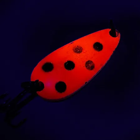 Luhr Jensen UV Blinker, Rot / Schwarz / Gold, 7g, UV-Finish, #7321