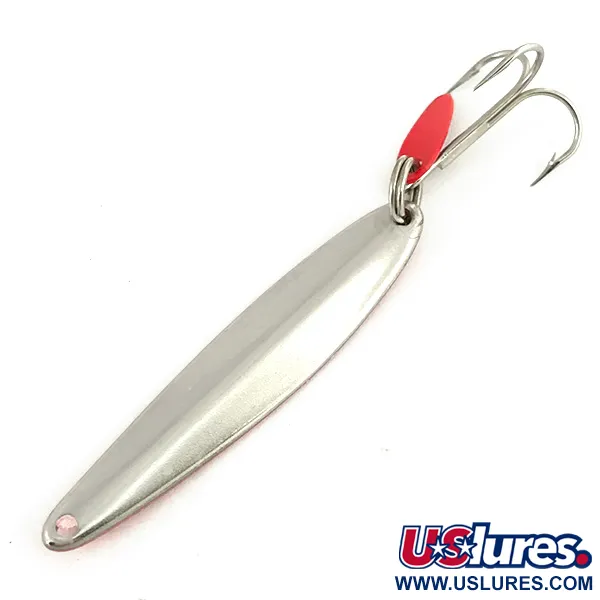 Bay de Noc Swedish Pimple Vertikal-Löffel, Pink, 7g, UV-Glow, #7325