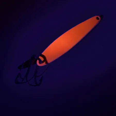 Bay de Noc Swedish Pimple Vertikal-Löffel, Pink, 7g, UV-Glow, #7325