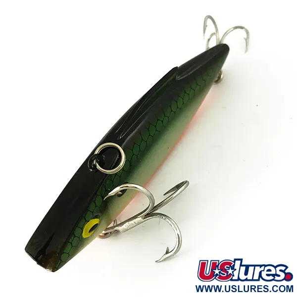 Bill Lewis Rat-L-Trap Lipless Crankbait, Grau/Grün/Orange, 14g, #7326