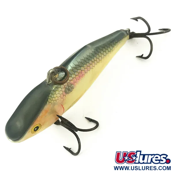 Rapala Rattl'n RAP Lipless Crankbait, Gold-Grün, 11g, Sinkend, #7330