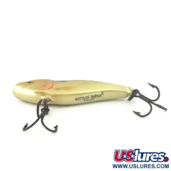 Rapala Rattl'n RAP Lipless Crankbait, Gold-Grün, 11g, Sinkend, #7330