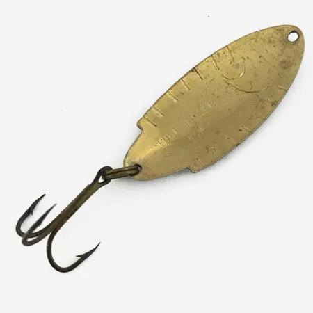 Luhr Jensen Krocodile Blinker, Black Trout, 7g, Messingbauch, #7339