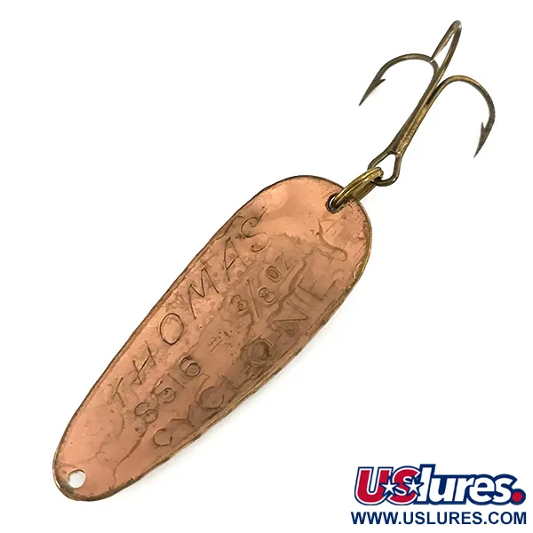 Thomas Syclone Blinker, Kupfer gehämmert, 10g, Punkt-Dekor, #7342