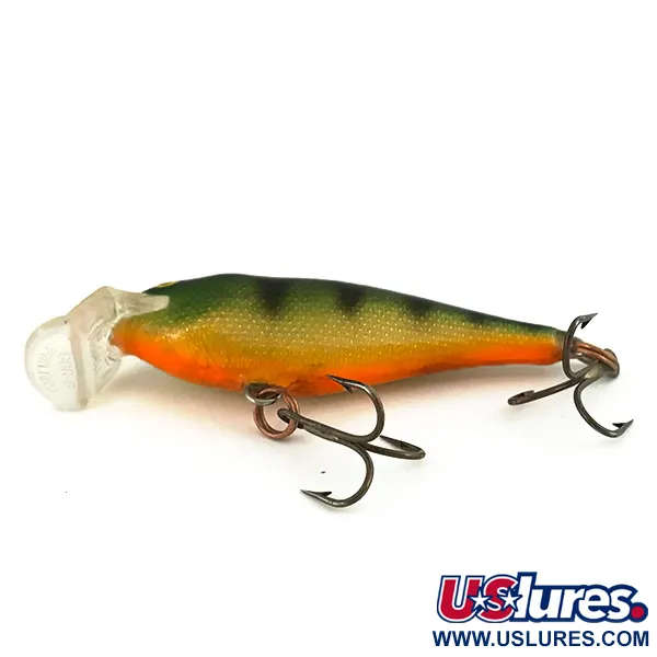Rapala Shallow Shad Rap Wobbler, Fire Tiger, 5g, Flachläufer, #7351