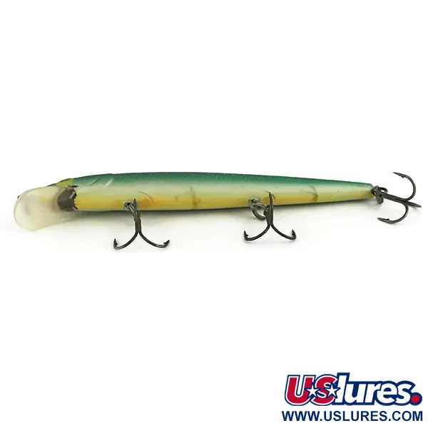 Rapala Husky Jerk 12 Suspender, Waldgrün/Gold, 13g, Rassel, #7352