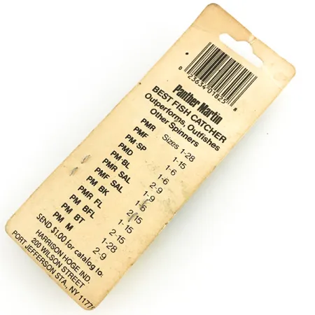 Panther Martin 9 Spinner, Silber, 11g, Achse-durch-Blatt, #7356