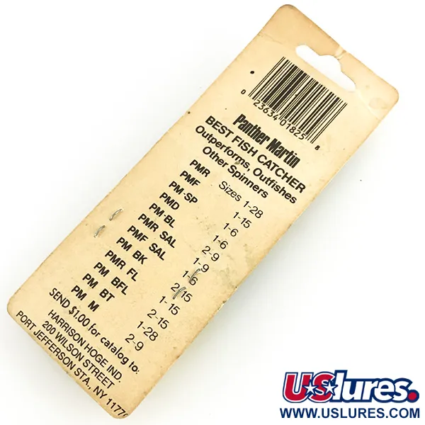 Panther Martin 9 Spinner, Silber, 11g, Achse-durch-Blatt, #7356