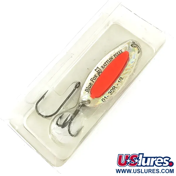 Blue Fox Rattlin Pixee Blinker, Rainbow Herring, 14g, Lachsei, #7359
