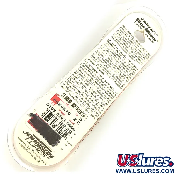 Johnson Silver Minnow Blinker, Versilbert, 14g, Spinnerblatt, #7360