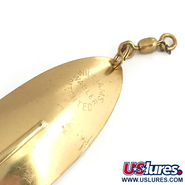 Williams Whitefish C90 Blinker, Messing, 40g, Längsrippe, #7373