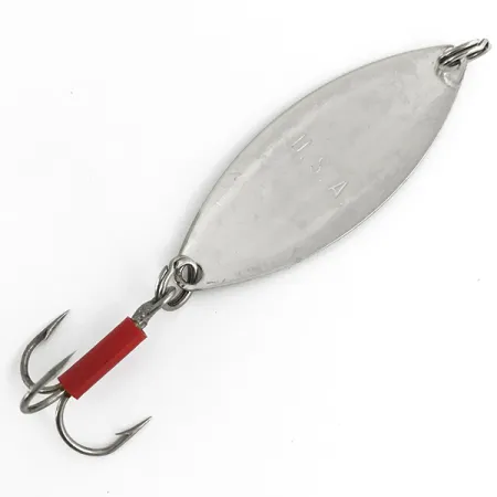 Mepps Spoon 2 Blinker, Nickel, 9g, Roter Schlauch, #7375