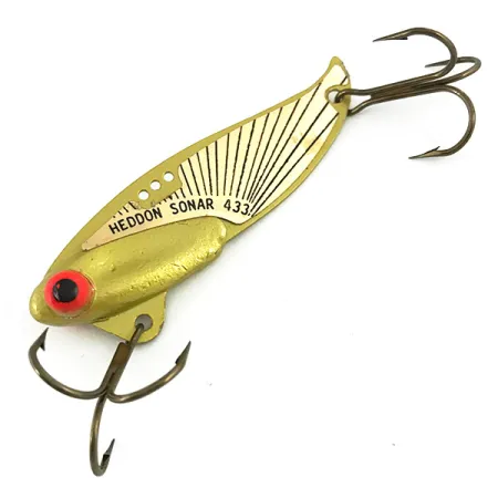 Heddon Sonar 433 Blade Lure, Gold, 14g, Multi-Hole-System, #7385