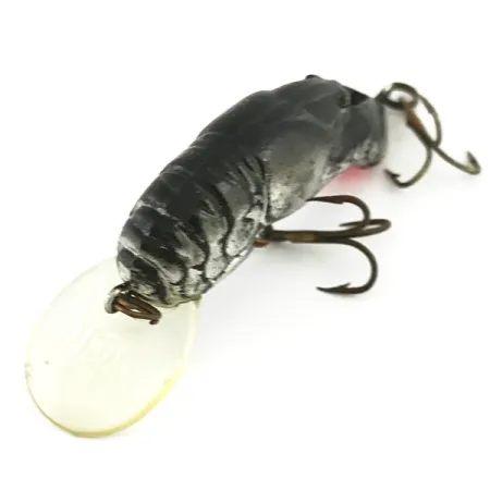 Rebel WEE-CRAWFISH Wobbler, Silber/Schwarz, 6g, Krebs-Design, #7387