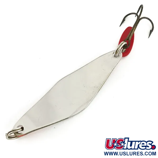 Bay de Noc Do-Jigger Blinker, Nickel / Rot, 10g, UV-Akzent, #7397