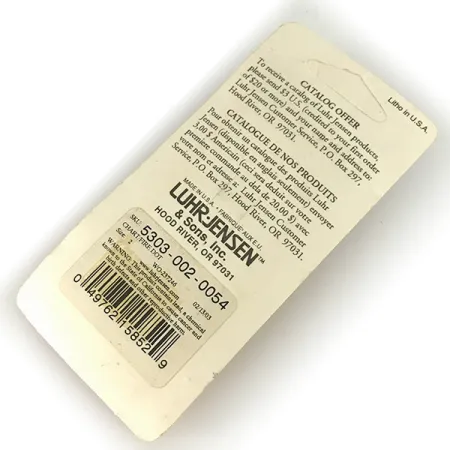 Luhr Jensen Loco 2 Blinker, Chart Fire Dot, 7g, Vintage, #7400