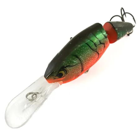 Rapala Jointed Shad Rap JSR07 Wobbler, Olivgrün/Orange, 12g, #7401