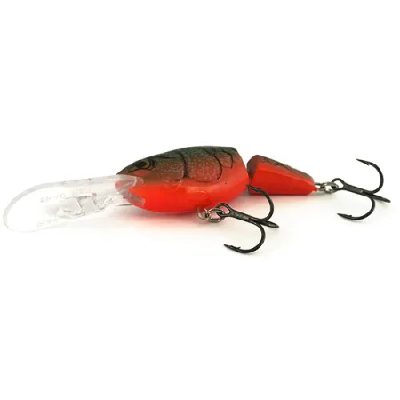 Rapala Jointed Shad Rap JSR07 Wobbler, Olivgrün/Orange, 12g, #7401