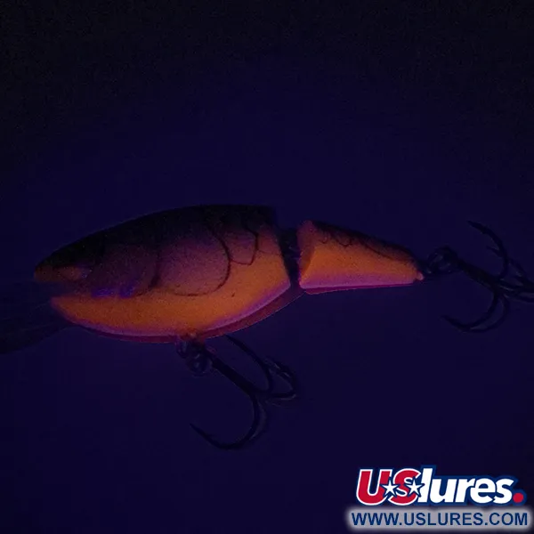 Rapala Jointed Shad Rap JSR07 Wobbler, Olivgrün/Orange, 12g, #7401