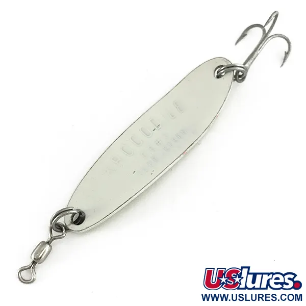 Luhr Jensen Krocodile Die #3 Glow Blinker, Weiß / Grün, 14g, #7410