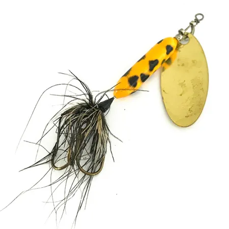 Worden’s Original Rooster Tail 3 Spinner, Gold, 6g, Hechelfeder, #7412
